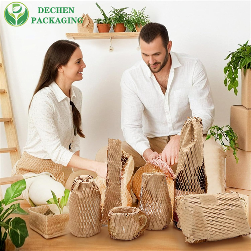 Almohadilla de papel Kraft de papel de panal personalizada